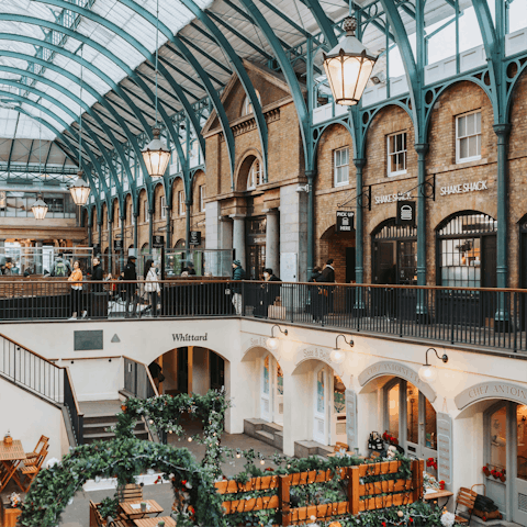 Stroll over to Covent Garden, ten minutes away