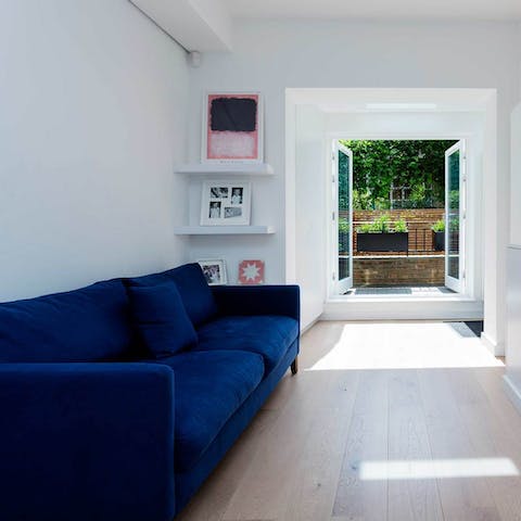 Let the fresh air and sunshine in – it's a great spot to enjoy your morning coffee