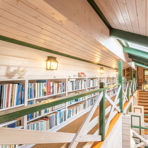 Pick out a novel to bury yourself in