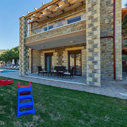 Enjoy relaxing sunset drinks on the terrace