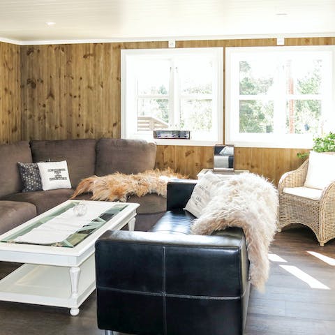 Make yourself at home in the cosy interiors