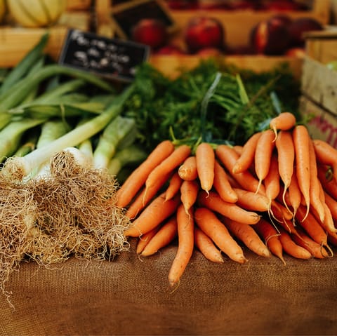 Visit the Pernes les Fontaines market on a Saturday morning for some delicious local produce