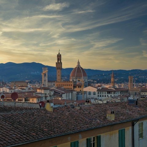 Marvel at the view of Florence's most iconic landmark