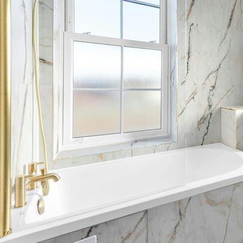 Enjoy a relaxing soak after a day of exploration