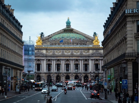 Marvel at the stunning Palais Garnier facade, a short walk away