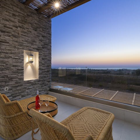 Soak up sea views from your balcony