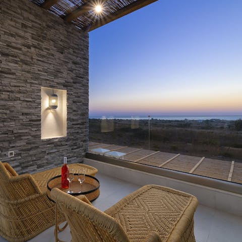 Soak up sea views from your balcony