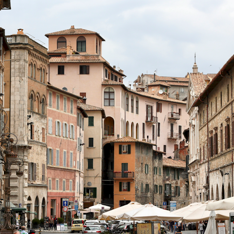 Spend the day in historic Perugia, a forty-minute drive away