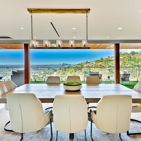 Enjoy surreal scenes of LA while you eat every meal of the day