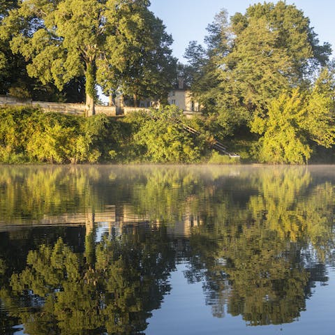 A setting that could be a painting