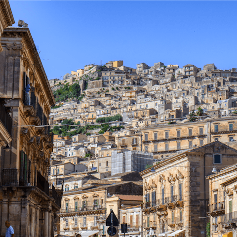 Explore Modica – just a nineteen-minute drive away