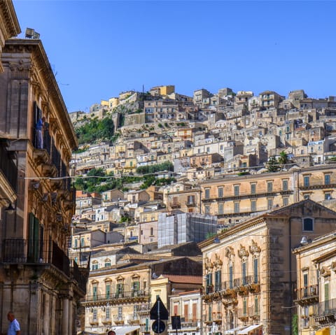 Explore Modica – just a nineteen-minute drive away