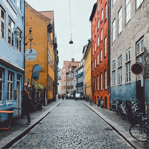 Explore Copenhagen's Old City, only minutes away