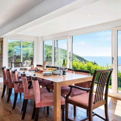 Enjoy meals together with an incredible view