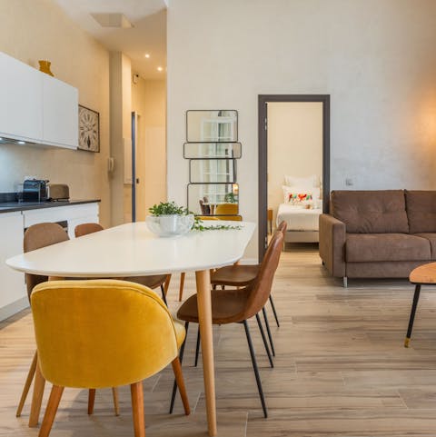 Enjoy the comfort of home whilst lounging in the living room