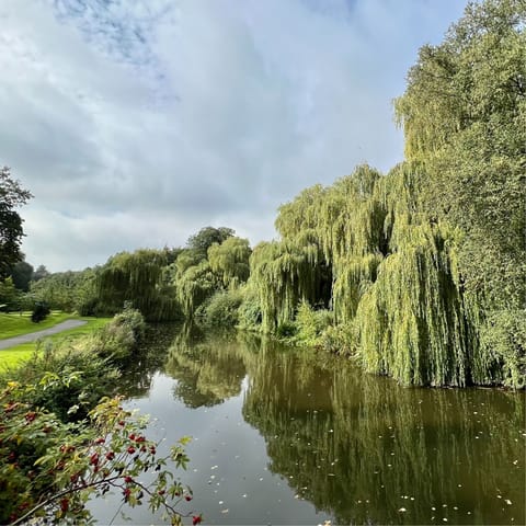 Explore the scenic walking and cycling routes situated on your doorstep