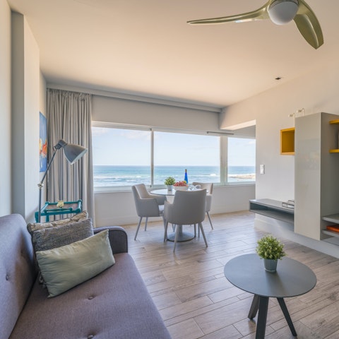 Unwind in the light-filled open-plan living space