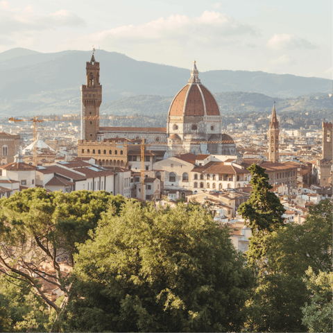 Stay in Florence, a short stroll from the Porta Romana and Boboli Gardens