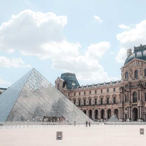 Visit the Louvre Museum, a must-see while in Paris