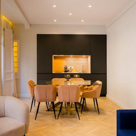 Enjoy a glass of Vino de Naranja at the dining table