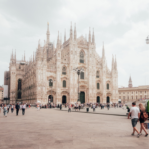Ride the metro to the Duomo, twenty minutes away