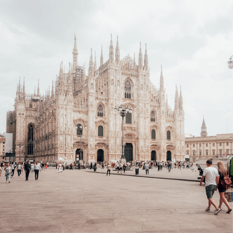 Ride the metro to the Duomo, twenty minutes away