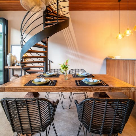 Dine on nasi campur prepared by a private chef