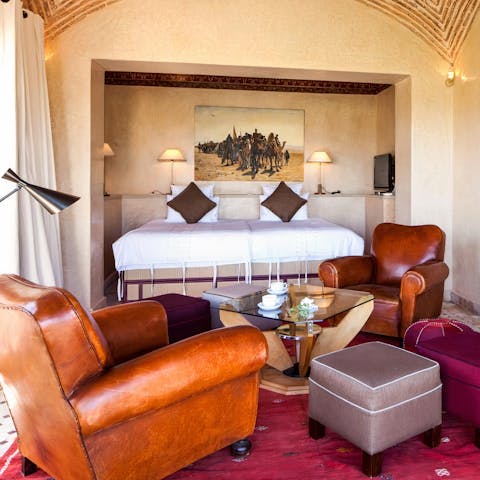 Bank a serene night's sleep in the exquisite bedrooms
