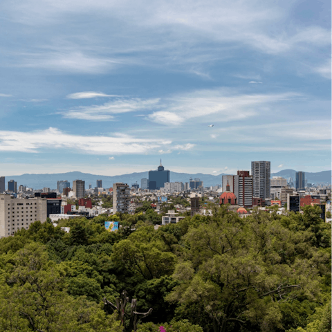 Stay in La Condesa, a chic part of Mexico City