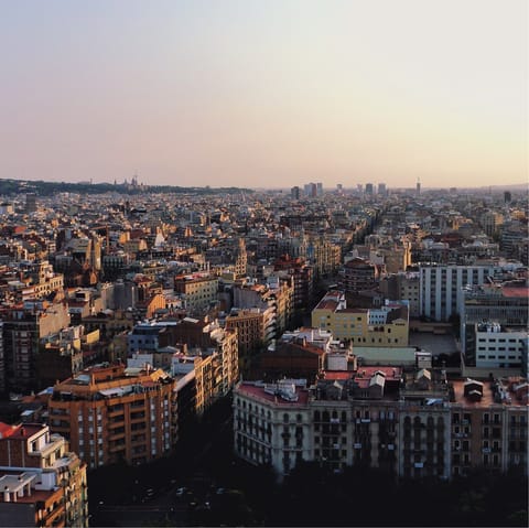 Stay in lively Eixample, a stone's throw from Gaudí masterpieces