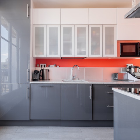 Cook some steak frites in the kitchen