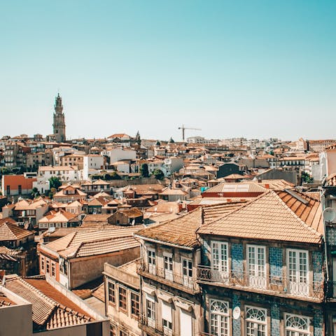 Explore Porto's boutiques, restaurants and ancient churches from your doorstep