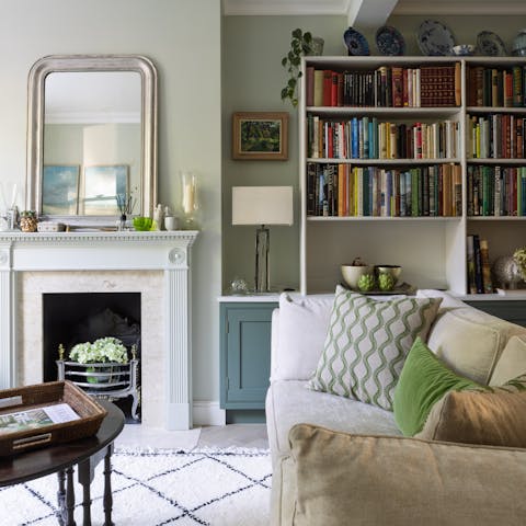 Unwind with a book after a long day exploring London