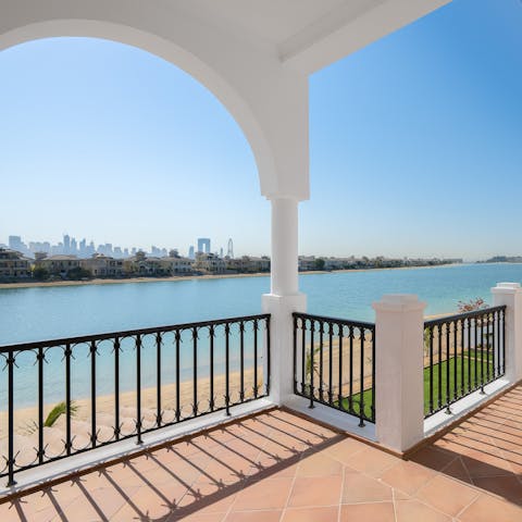 Unwind with evening drinks on the terrace