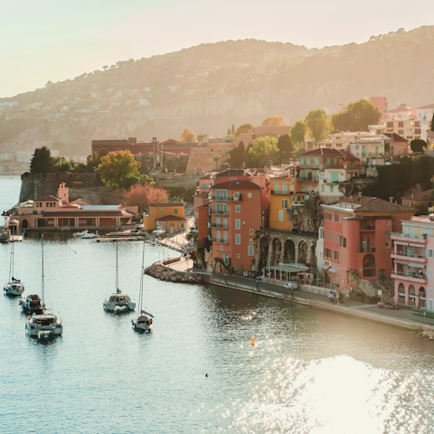 Visit Villefranche-sur-Mer – a short drive or train ride away