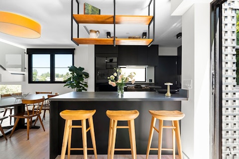 Cook and gather in this sleek, light-filled kitchen-diner