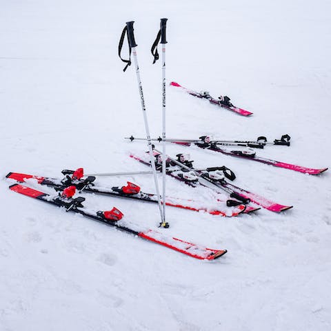 Walk to the chair lift in just ten minutes