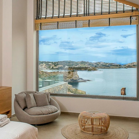 Admire sea views from the master bedroom