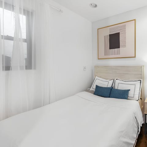 Wake refreshed, ready for another day of sightseeing in NYC