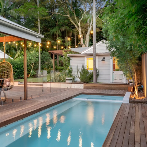 Embrace leisurely days relaxing by the pool