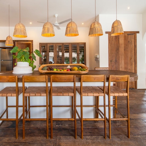 Gather for evening drinks at home or head to a local bar