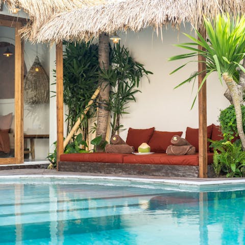 Feel a wonderful sense of peace while lounging by the pool