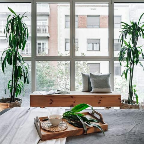Enjoy plenty of natural light