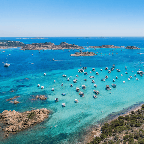 Explore the hidden coves and quiet beaches of Portobello di Gallura – Baia dell’Amore is just 800m away