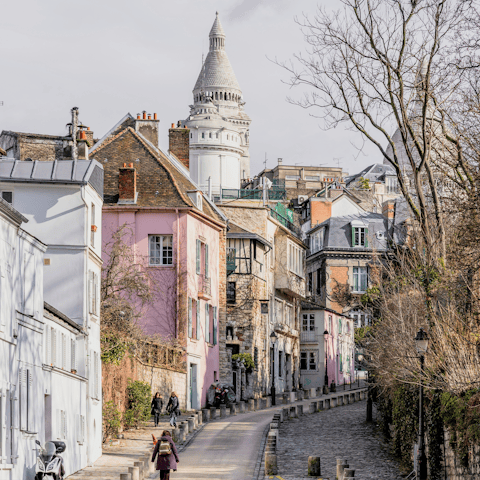 Stay in Montmartre, a short walk from Sacré-Cœur