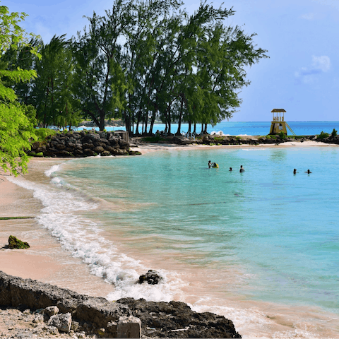 Spend your afternoons relaxing on Reeds Bay's stunning beaches or exploring Speightstown, a seven-minute drive away