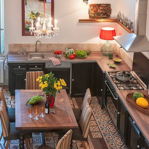 Whip up an aromatic dish of creamy dijon mustard chicken