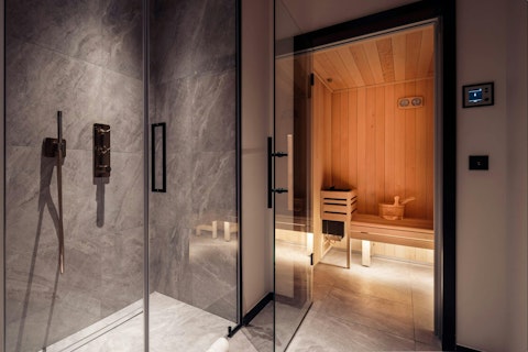 Head to the sauna after a day on the slopes.