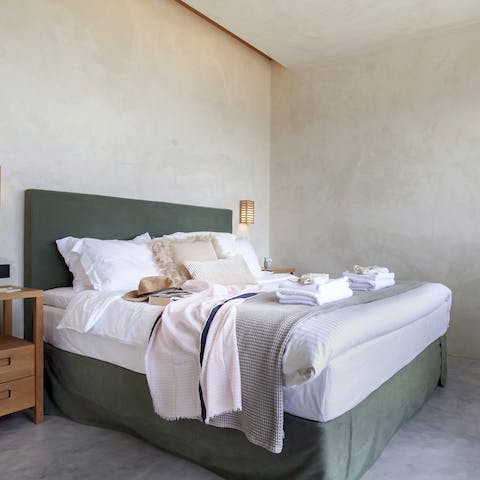 Come home to decadent bedding