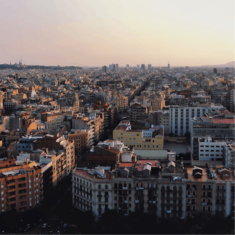 Step outside and soak up the magic of Barcelona from Eixample